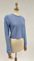Maglia cropped lurex