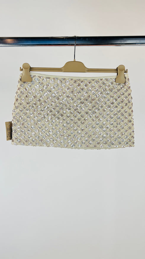 Mini gonna paillettata