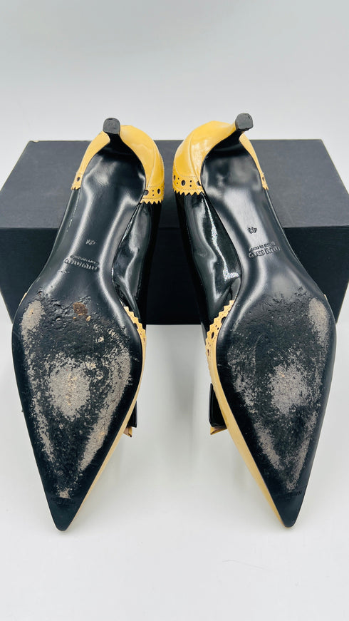 Décolleté vintage in vernice N.41