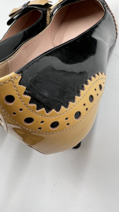 Décolleté vintage in vernice N.41