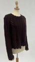 Maglia traforata mohair