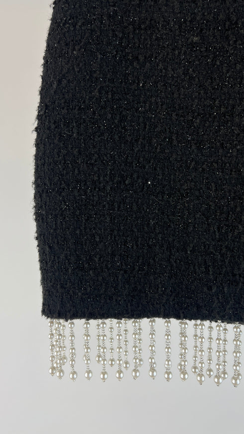 Gonna frange di perle