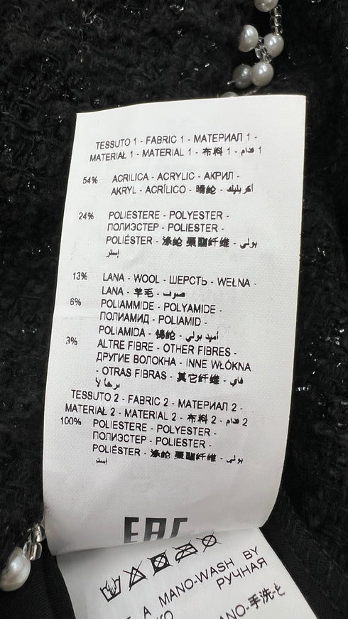 Gonna frange di perle