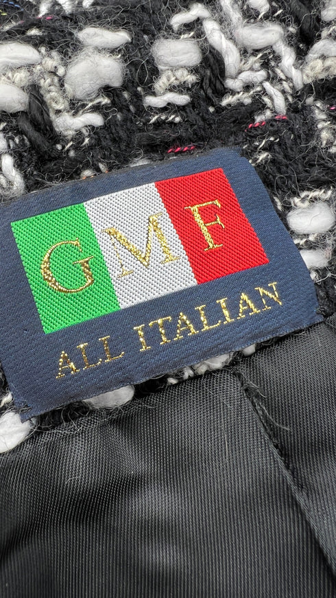 Blazer monopetto in tweed