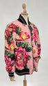 Bomber a fiori matelasse