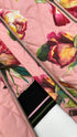 Bomber a fiori matelasse