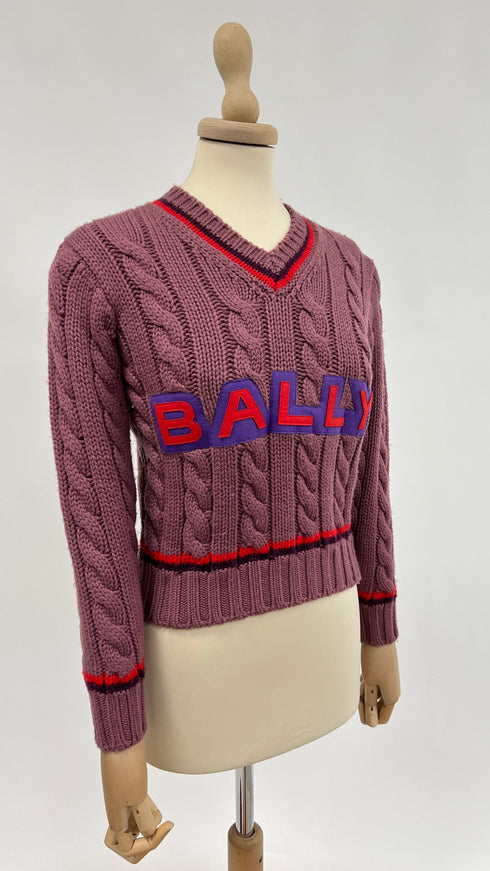 Maglione corto logo