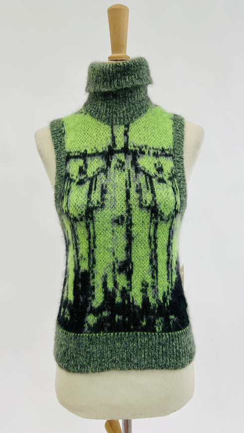 Gilet collo alto