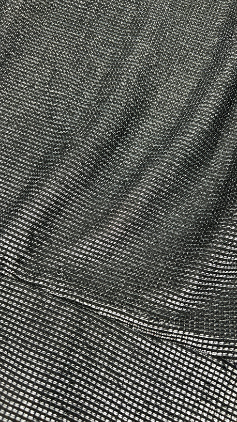 Blusa girocollo argentata