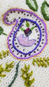 Cardigan ricamato paisley