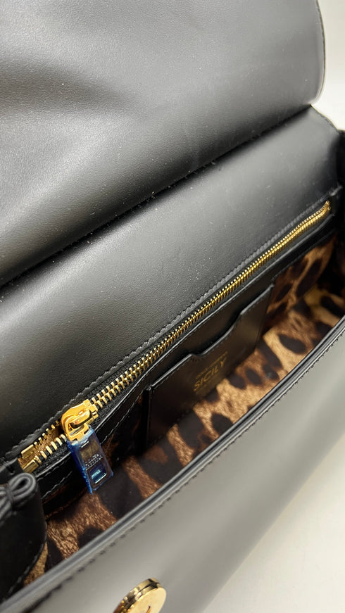 Borsa “Sicily” nera vernice