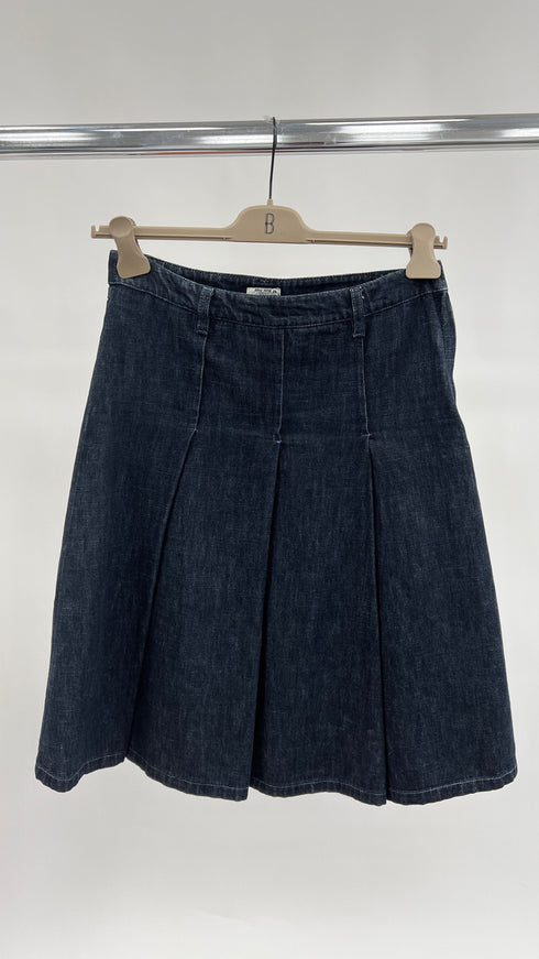 Gonna midi in denim