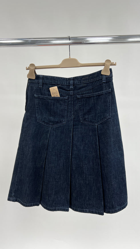 Gonna midi in denim