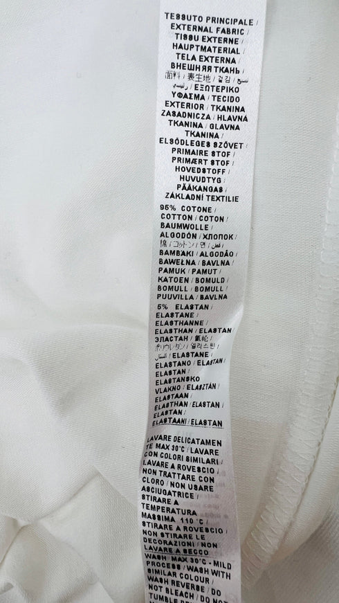 T-shirt logo strass con cartellino