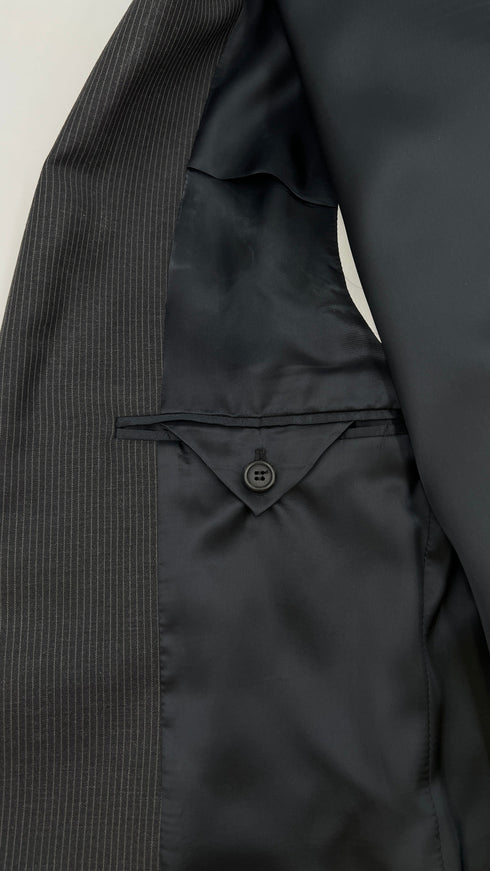 Blazer gessato monopetto