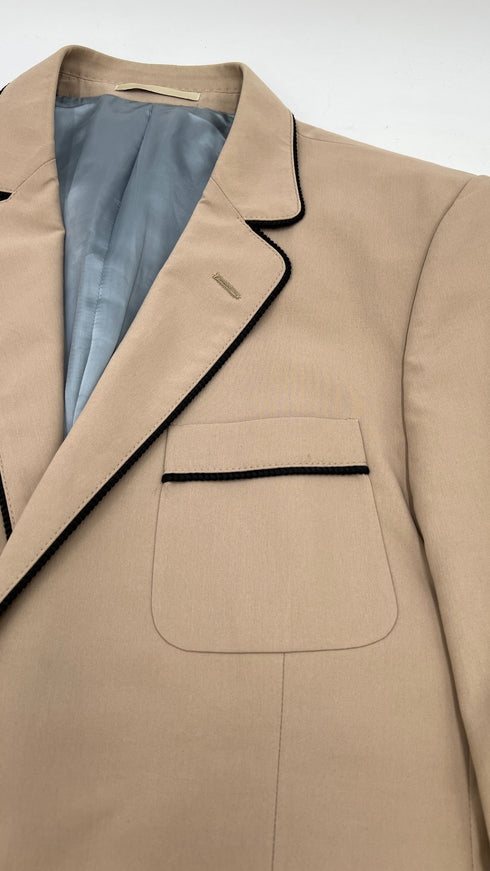 Blazer monopetto nocciola