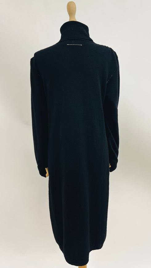 Abito midi a collo alto