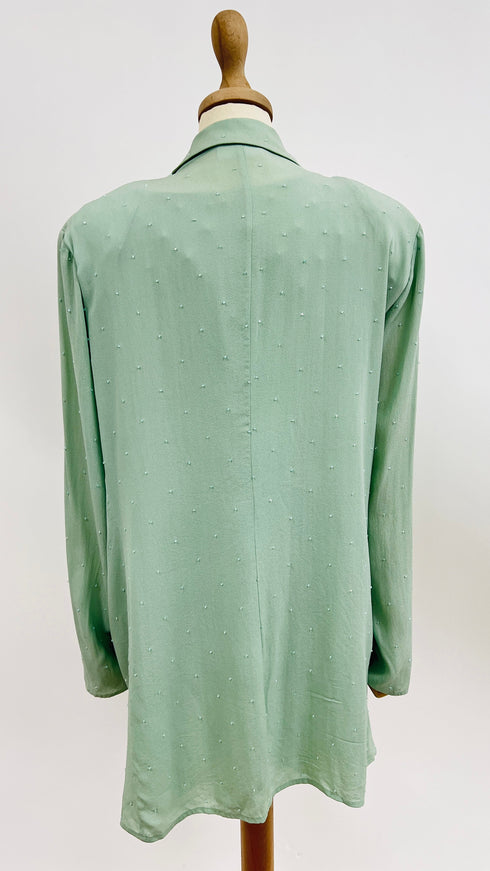 Camicia con canotta in seta