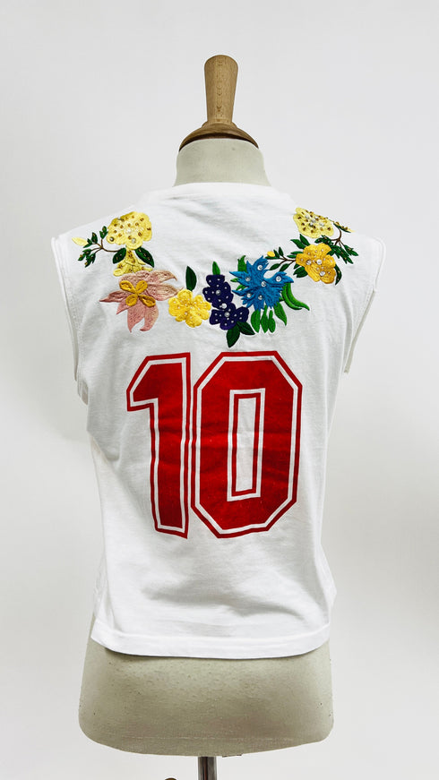 Canotta firoi ricamati