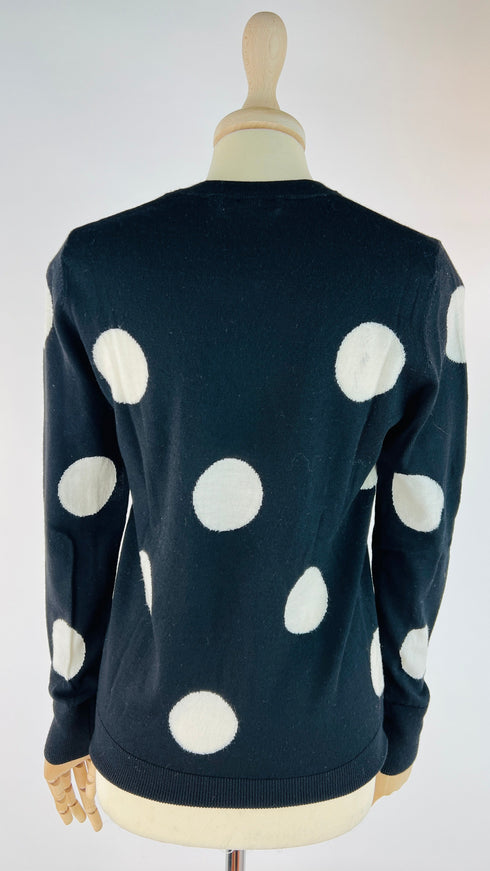 Maglia girocollo a pois