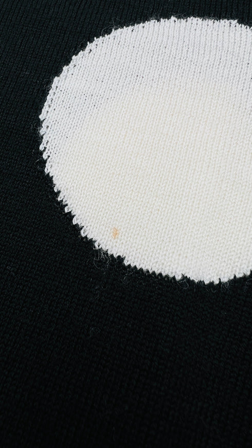 Maglia girocollo a pois