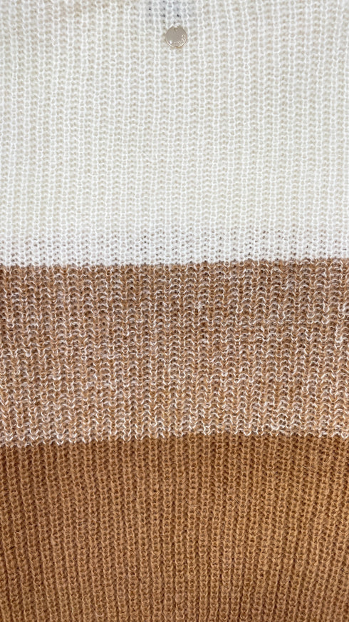 Dolcevita righe oversized