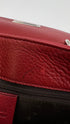 Borsa in pelle rossa