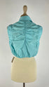 Camicia smanicata arricciata