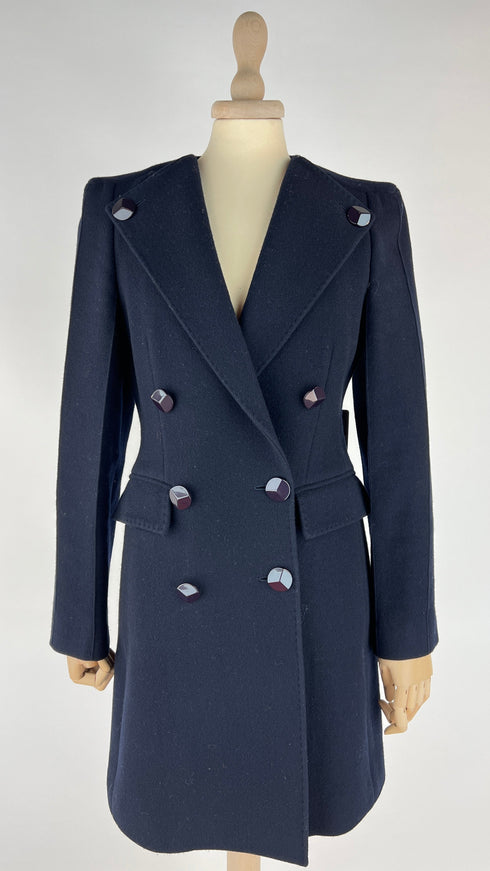 Cappotto bottoni sfacettati