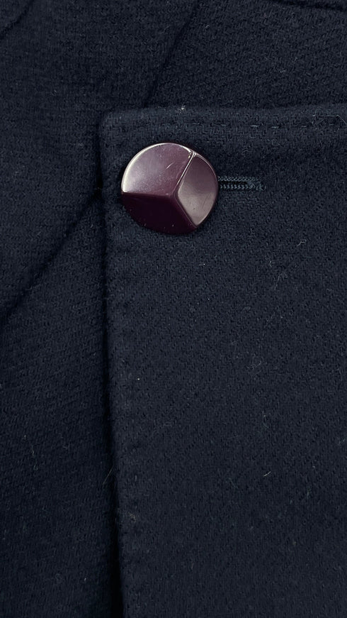 Cappotto bottoni sfacettati