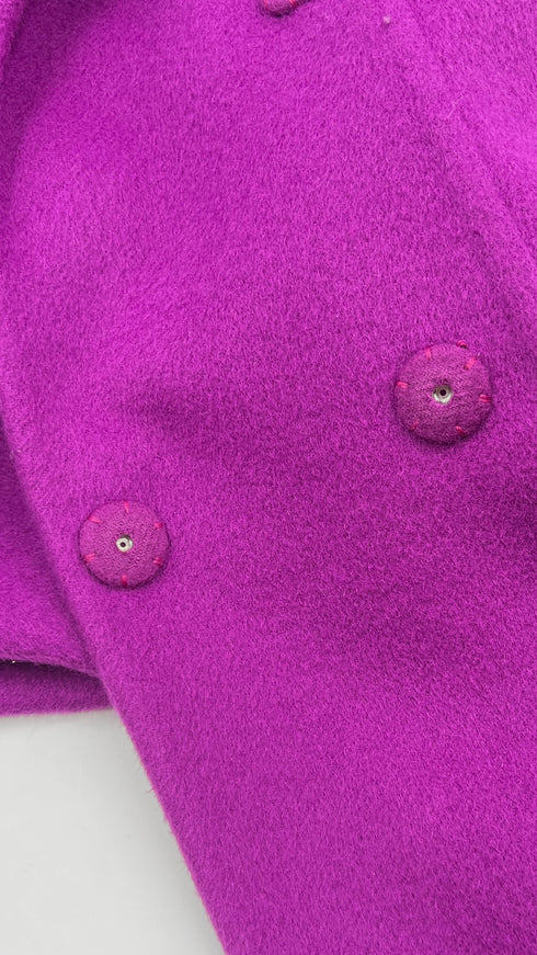 Cappotto sfiancato in angora