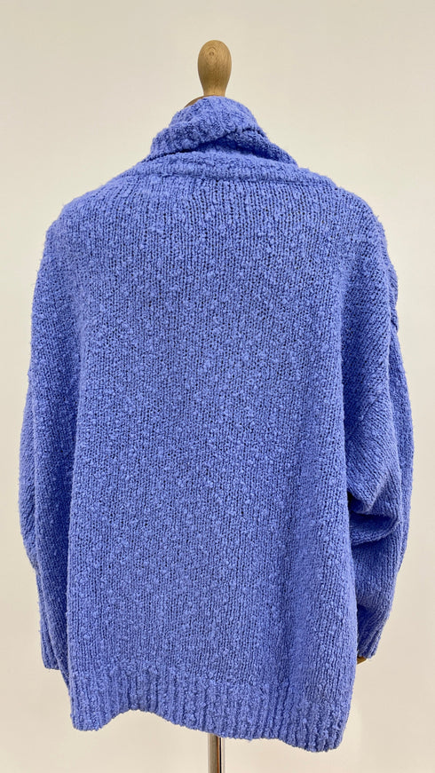 Maglione oversized collo alto