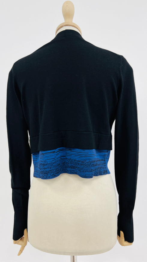 Cardigan doppio fondo