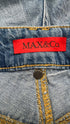 Jeans a gamba larga