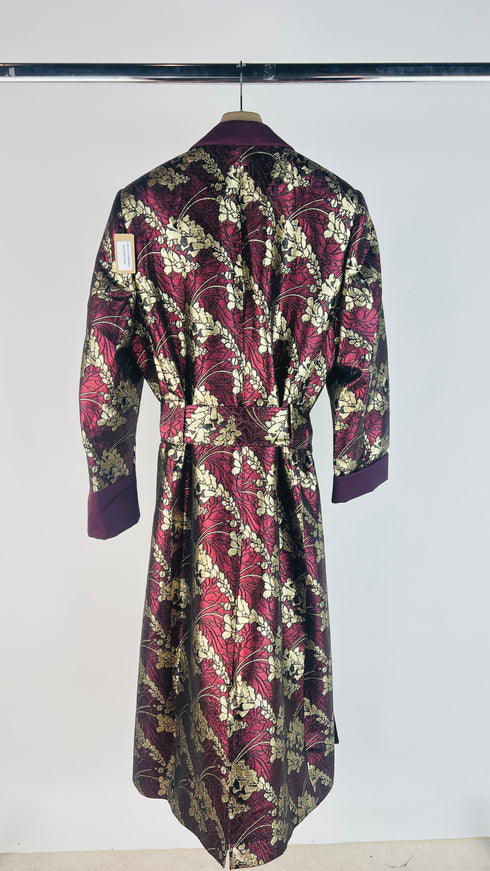 Cappotto lungo lurex