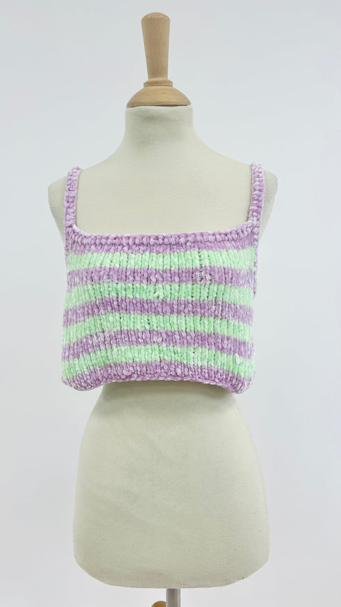 Top cropped crochet