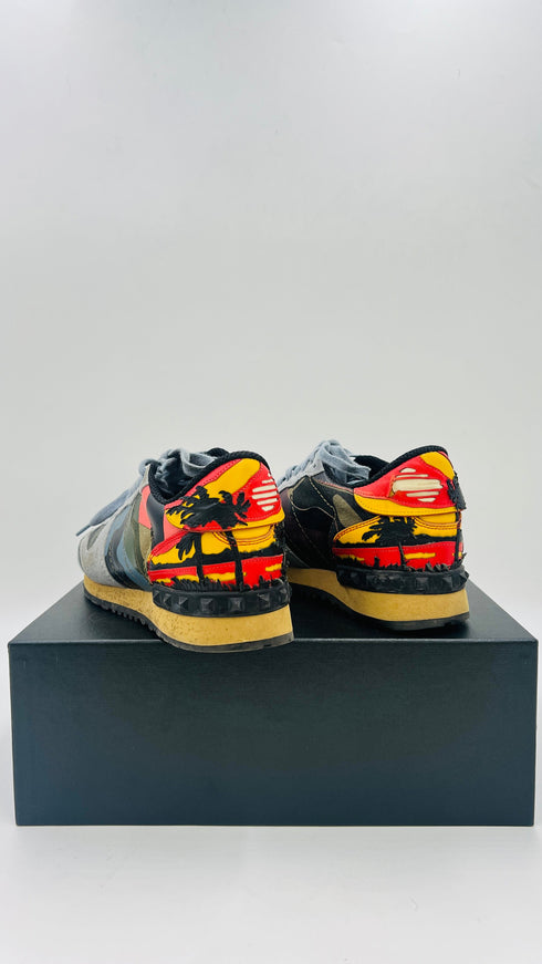 Sneaekers palme intarsio