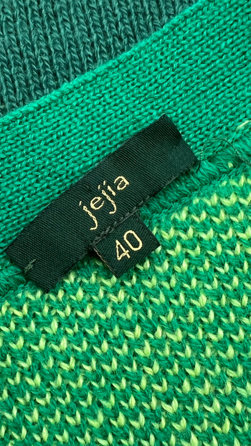 Gilet boxy zig-zag
