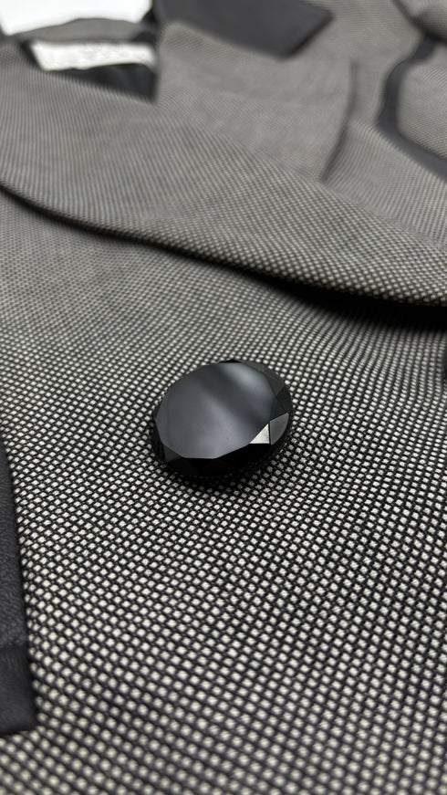 Giacca inserti in pelle vintage