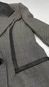 Giacca inserti in pelle vintage