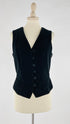Gilet in velluto nero