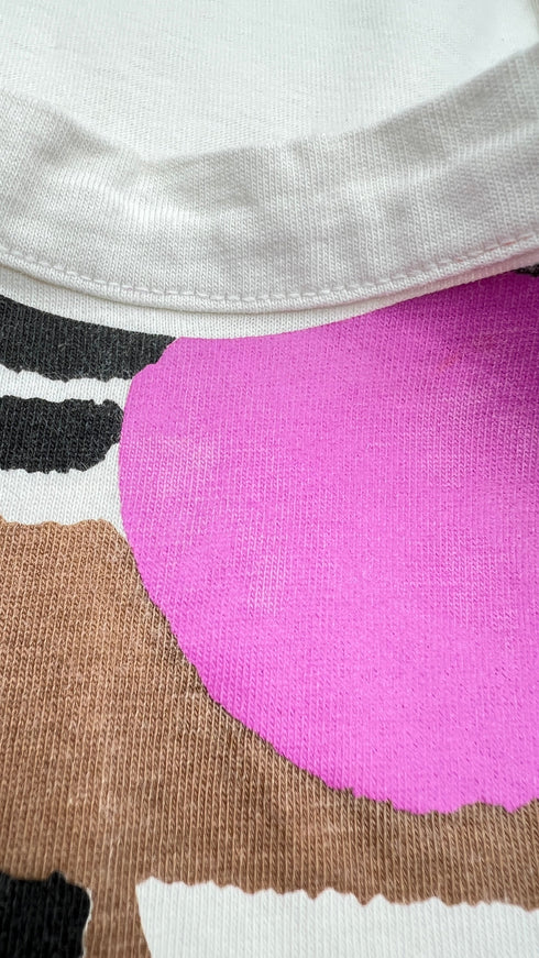 Smanicato in cotone stampato