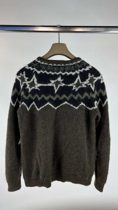 Maglione girocollo a stelle