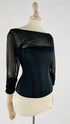 Maglia bustier mesh
