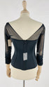Maglia bustier mesh