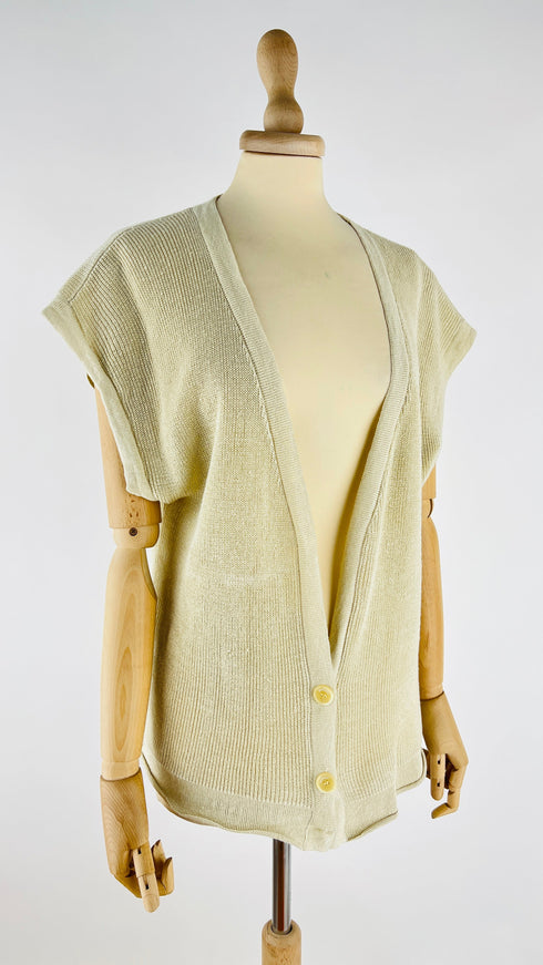 Gilet over in lino