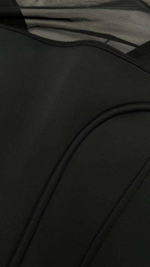 Maglia bustier mesh