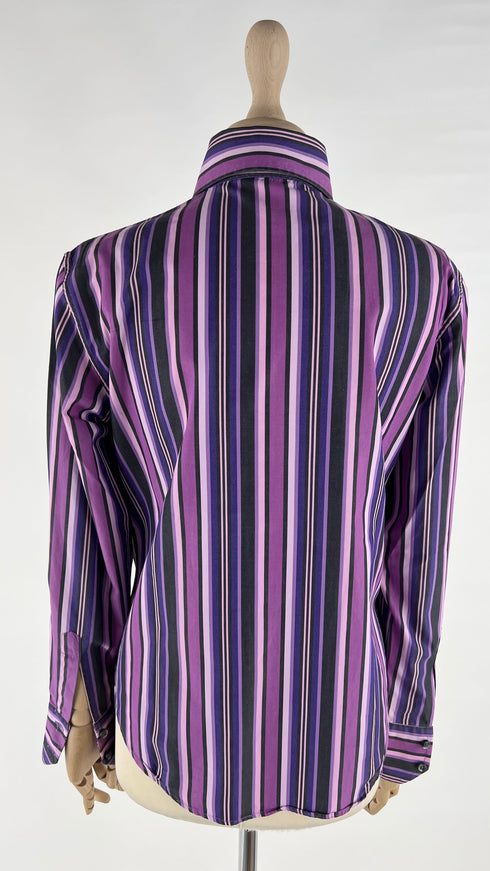 Camicia a righe in cotone
