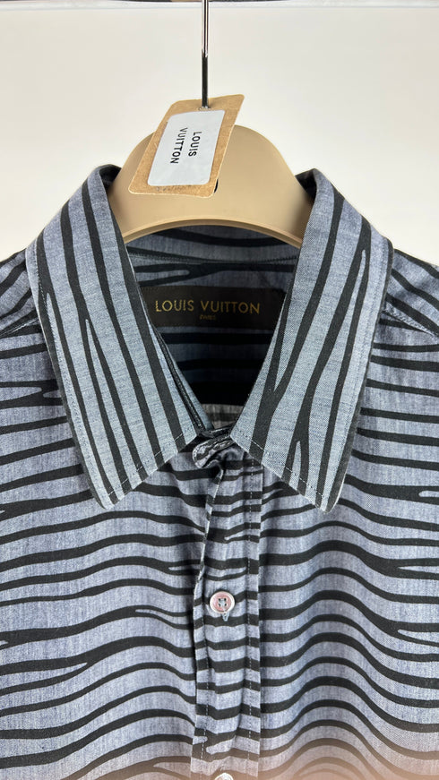 Camicia in cotone a righe