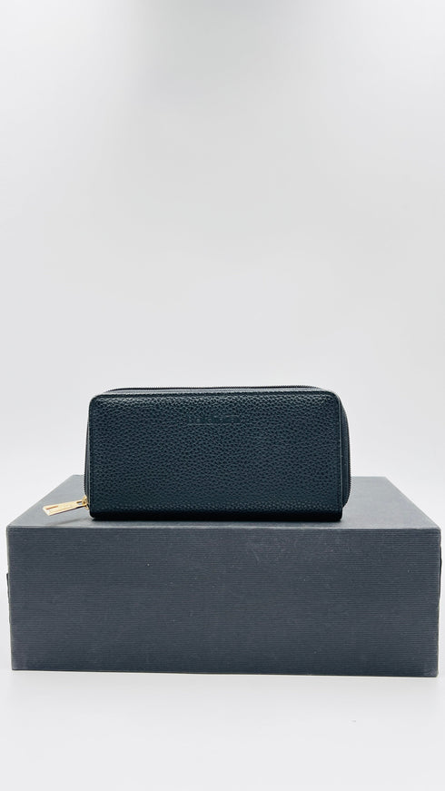 Portafoglio in pelle lavorata